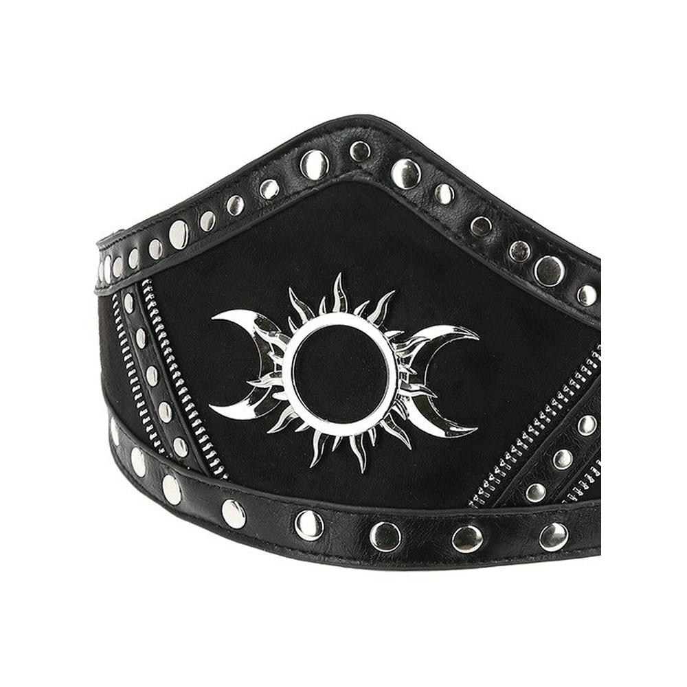 Restyle - Triple Goddess Taillengürtel - Schwarz